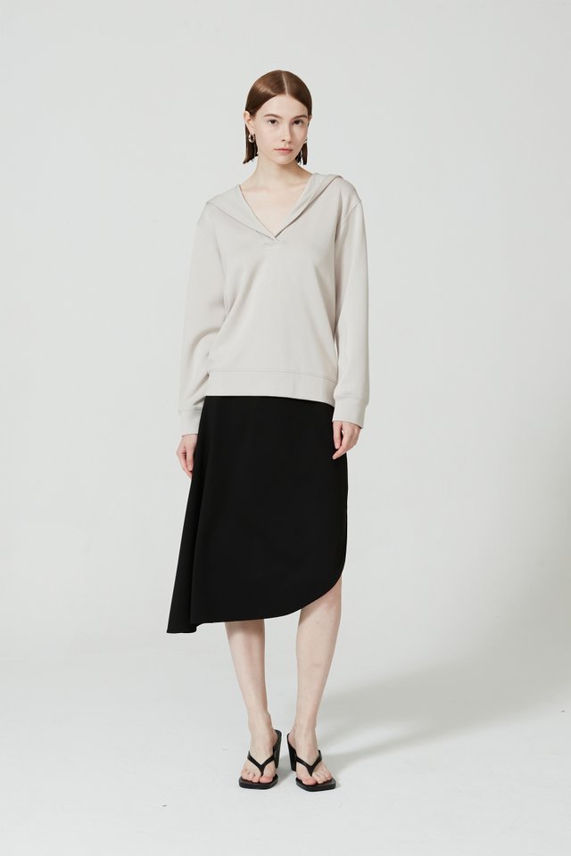 ASYMMETRIC HEM SKIRT