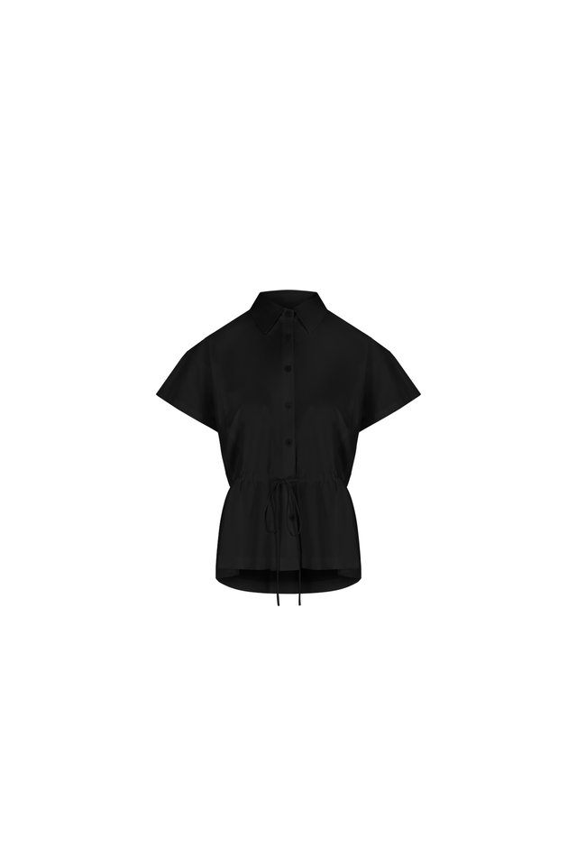 DRAWSTRING DETAIL SHIRT