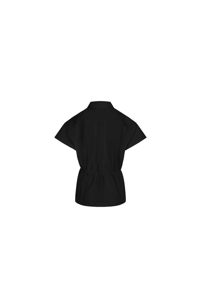 DRAWSTRING DETAIL SHIRT