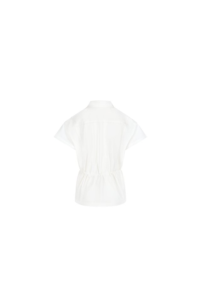 DRAWSTRING DETAIL SHIRT
