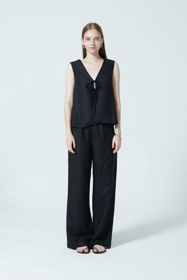 [PRE-ORDER] PINTUCK LINEN PANTS