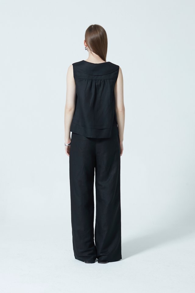 [PERFECT PAIRING] LINEN VEST & PANTS SET