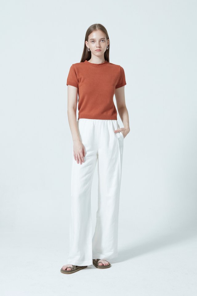 [PRE-ORDER] PINTUCK LINEN PANTS