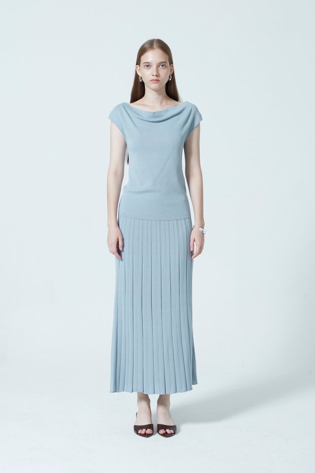[PERFECT PAIRING] KNIT TOP & SKIRT SET