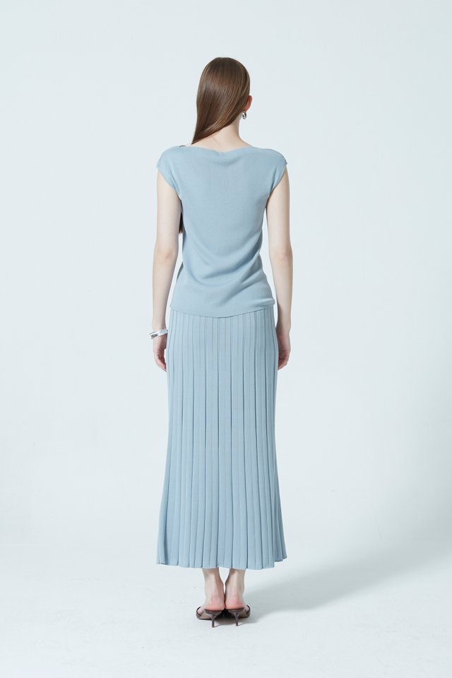 [PERFECT PAIRING] KNIT TOP & SKIRT SET