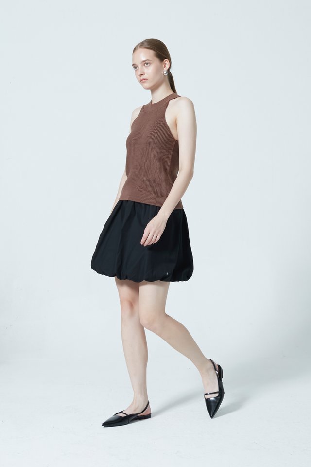 BUBBLE HEM SKIRT