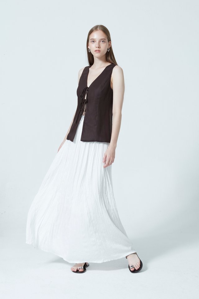 CRINKLE MAXI SKIRT