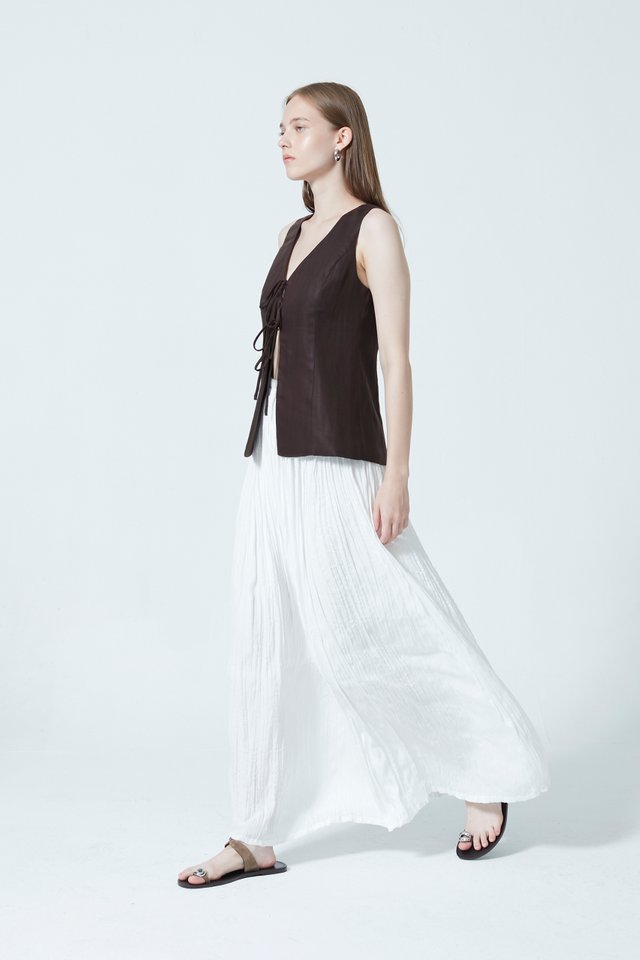 CRINKLE MAXI SKIRT