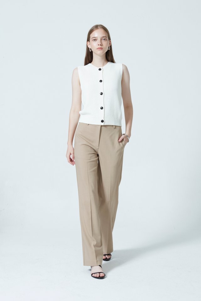 TAILORED STRAIGHT PANTS
