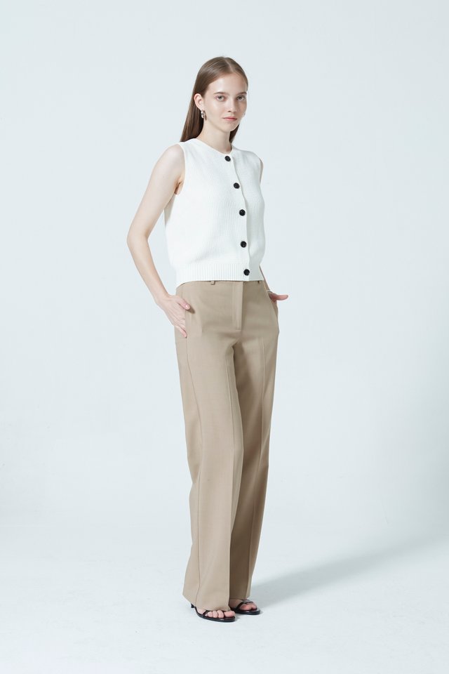 TAILORED STRAIGHT PANTS