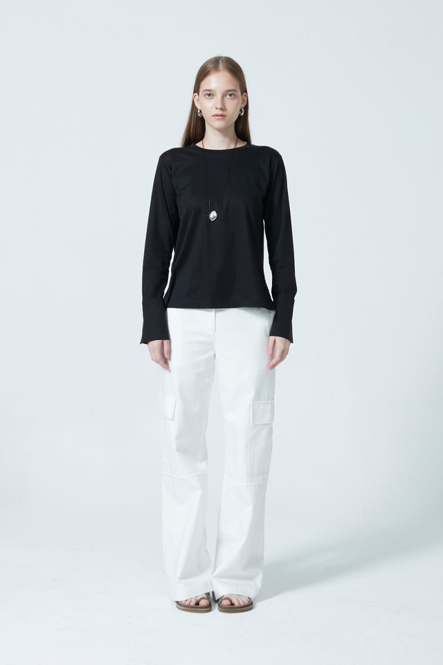 LONG SLEEVE WITH CUFF DETAIL
