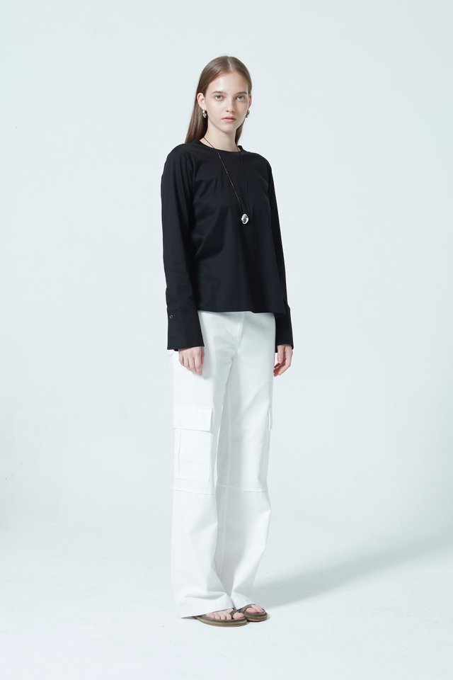 LONG SLEEVE WITH CUFF DETAIL