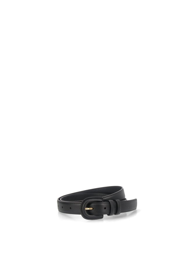 TONAL BUCKLE LEATHER BELT