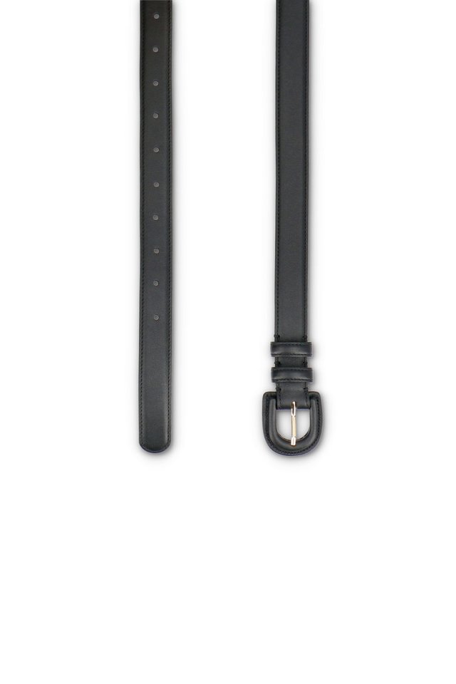 TONAL BUCKLE LEATHER BELT