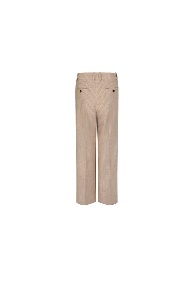 PINSTRIPE STRAIGHT PANTS