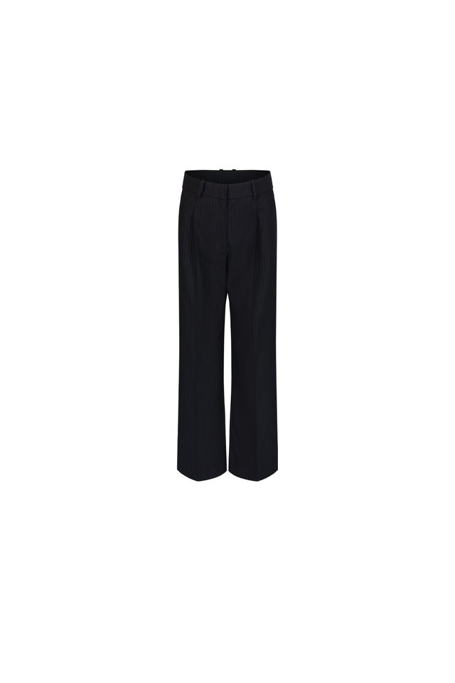 PINSTRIPE STRAIGHT PANTS