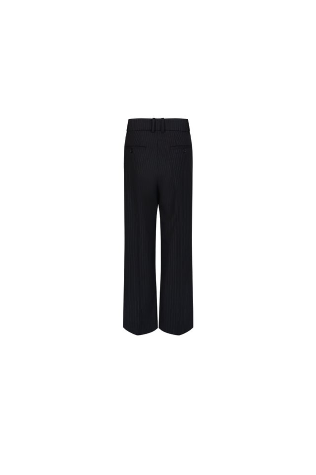 PINSTRIPE STRAIGHT PANTS