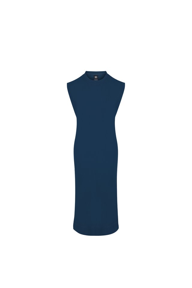 JERSEY SLEEVELESS MIDI DRESS