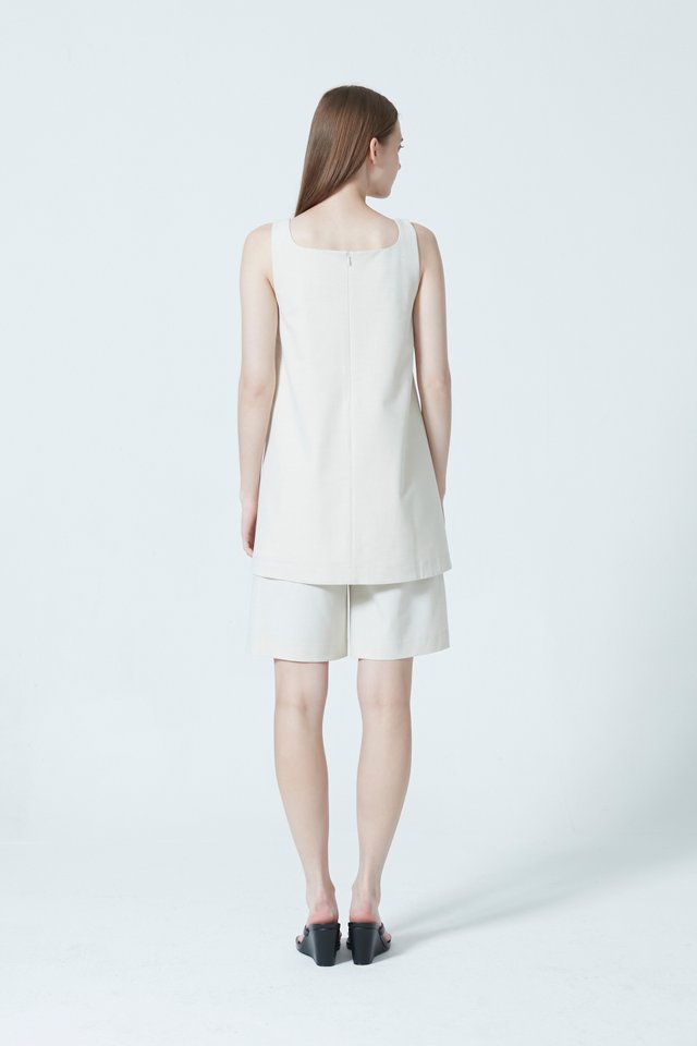 [PERFECT PAIRING] TRAPEZE TOP & SHORTS SET