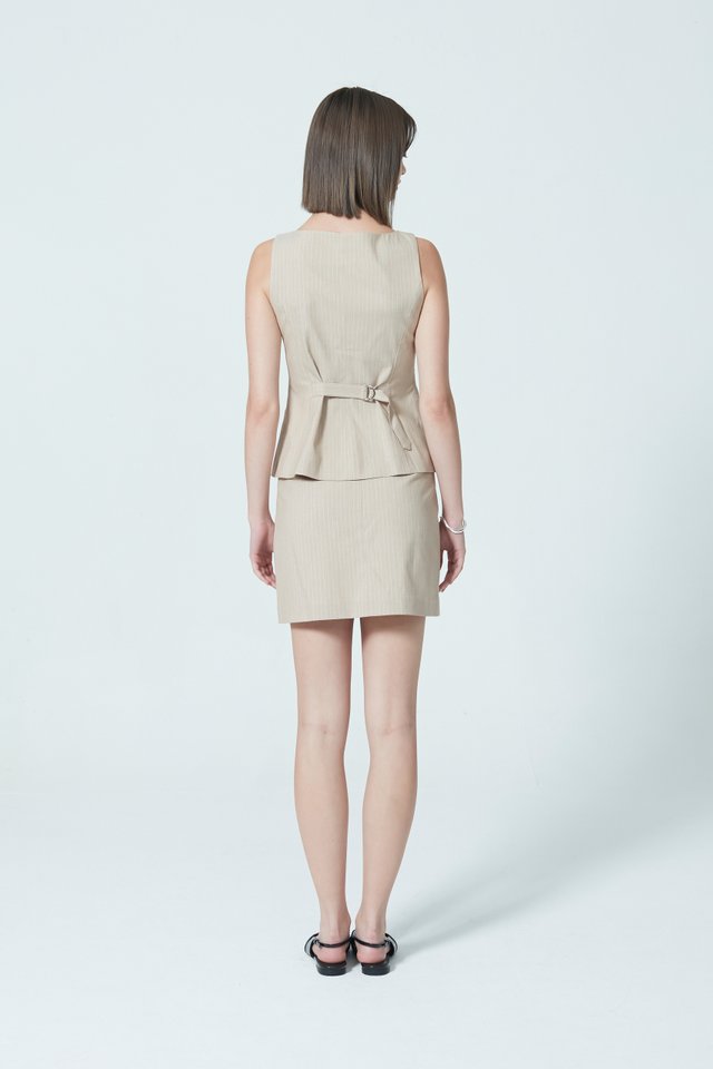 [PERFECT PAIRING] VEST & SKIRT SET