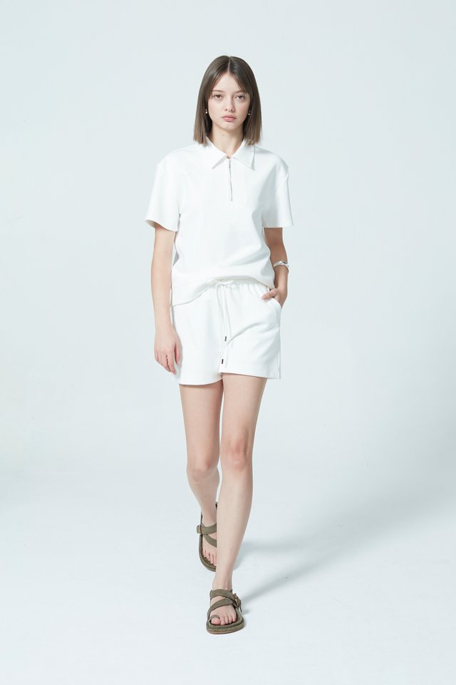 PATCHED POCKETS SHORTS