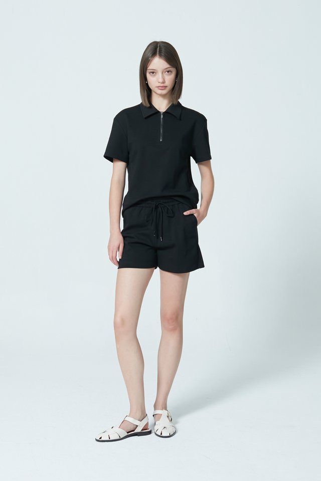 PATCHED POCKETS SHORTS