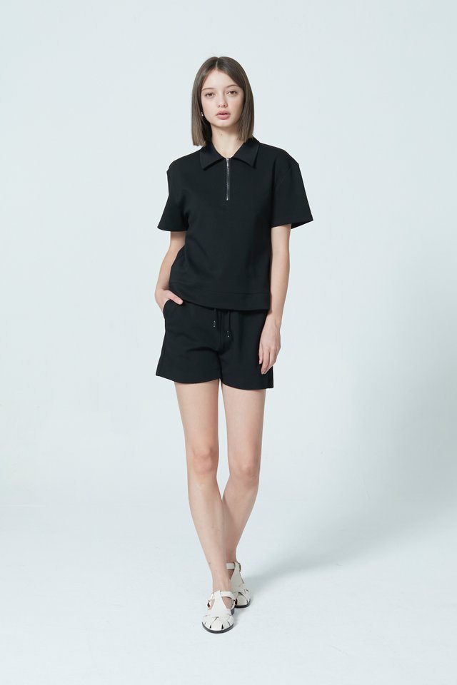 PATCHED POCKETS SHORTS