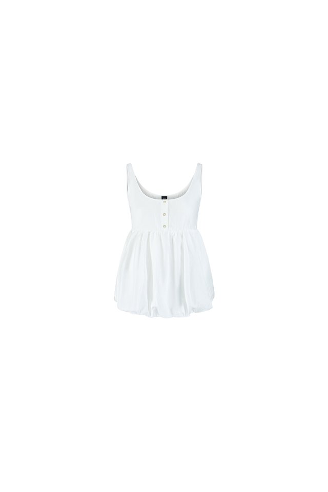 BALLOON PEPLUM TOP