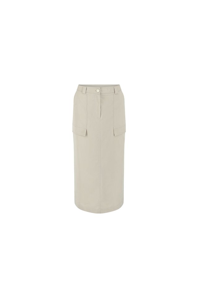 PATCH POCKETS SKIRT