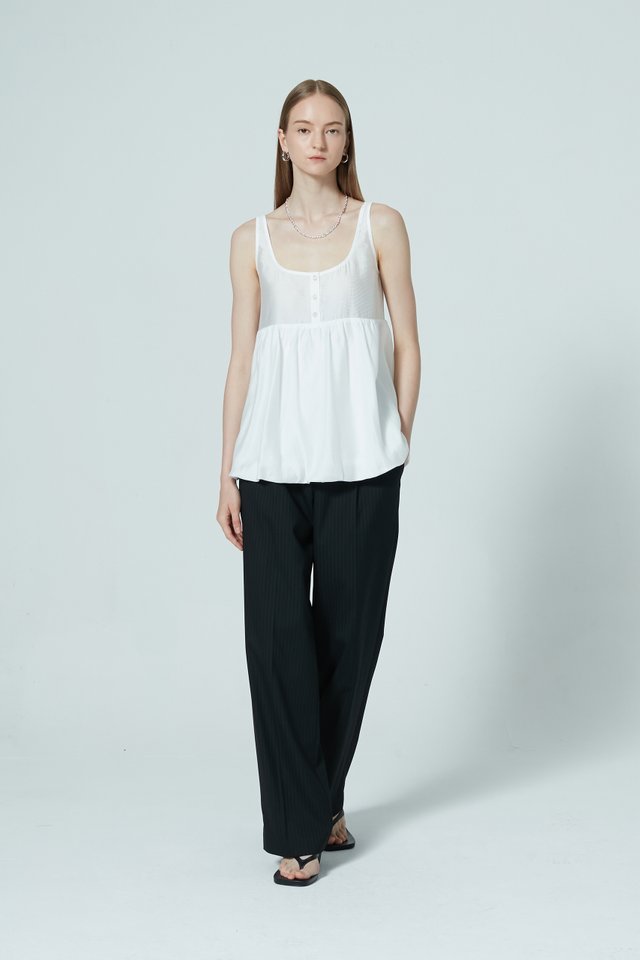 BALLOON PEPLUM TOP