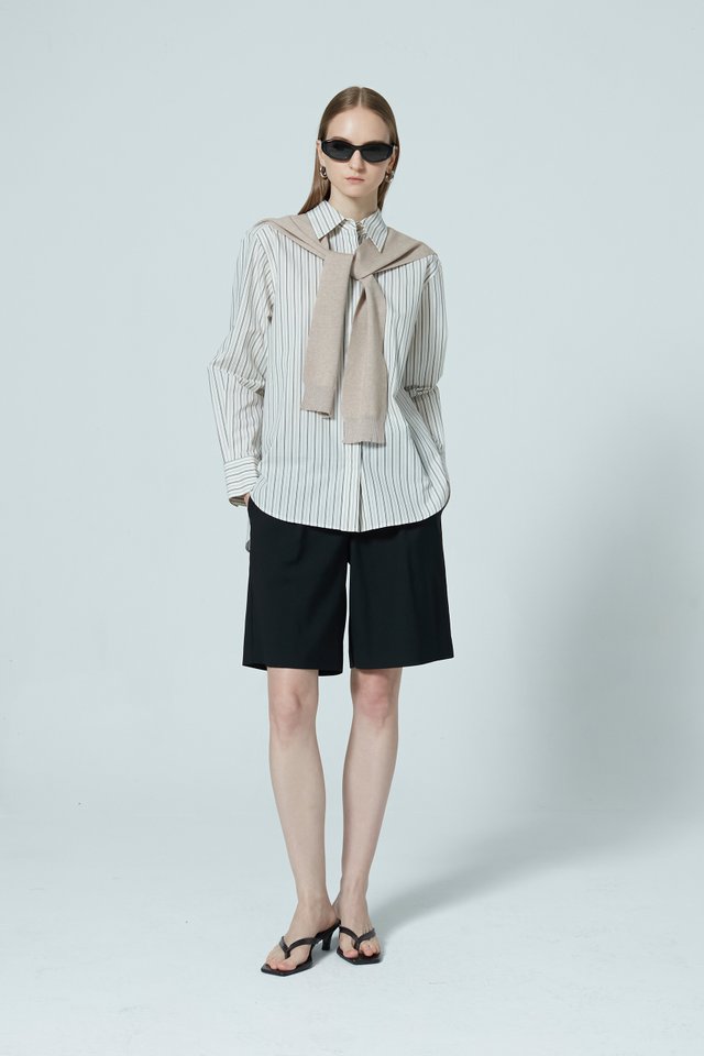 STRIPED COTTON SHIRT
