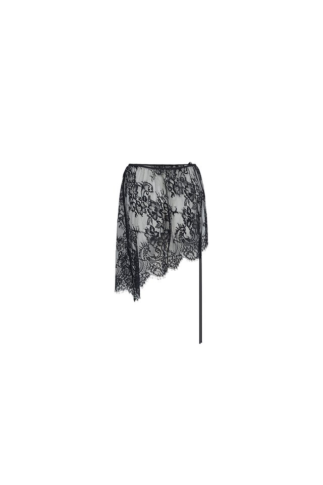LACE OVERLAY SKIRT