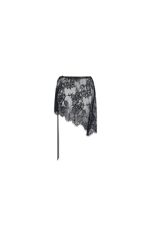 LACE OVERLAY SKIRT