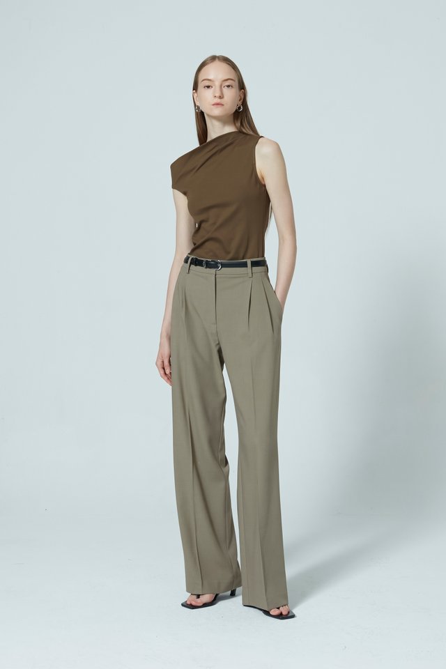DOUBLE PLEATED PANTS