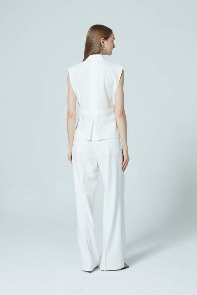 [PERFECT PAIRING] BELTED SHIRT & PANTS SET