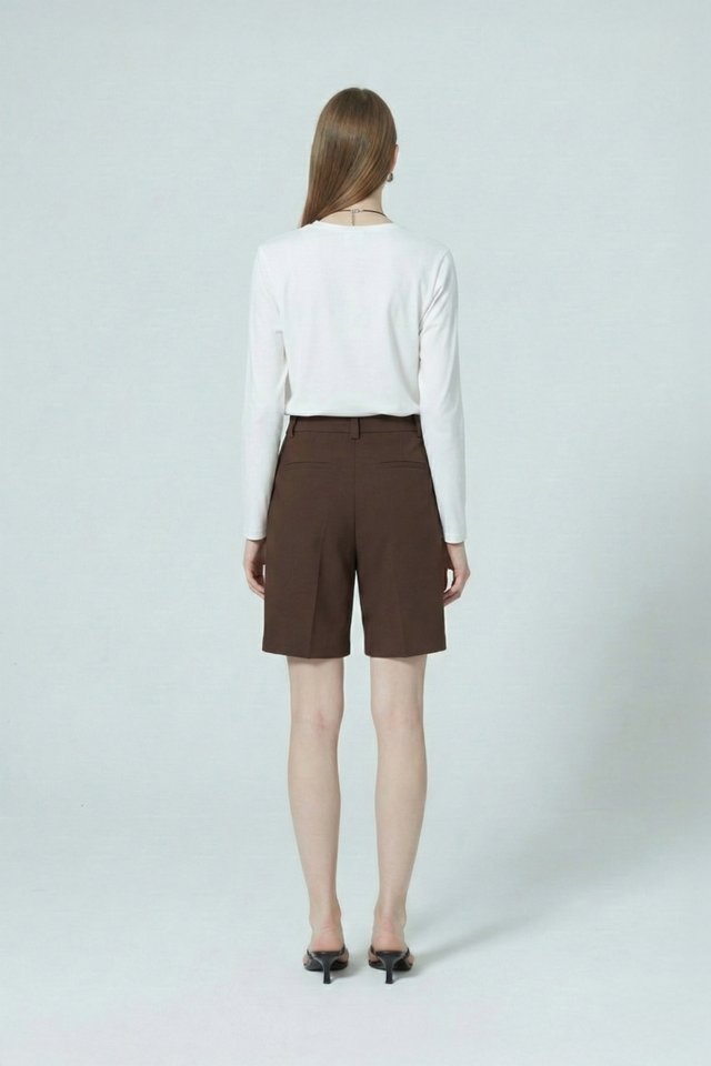 DOUBLE PLEAT SHORTS