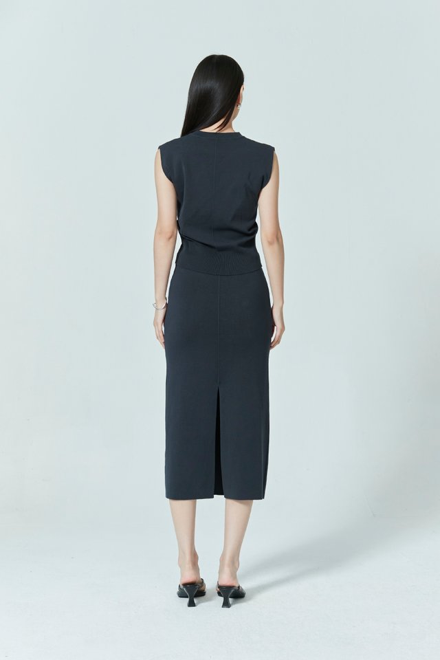 [PERFECT PAIRING] KNIT TOP & SKIRT SET