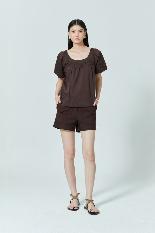 PATCH POCKETS SHORTS