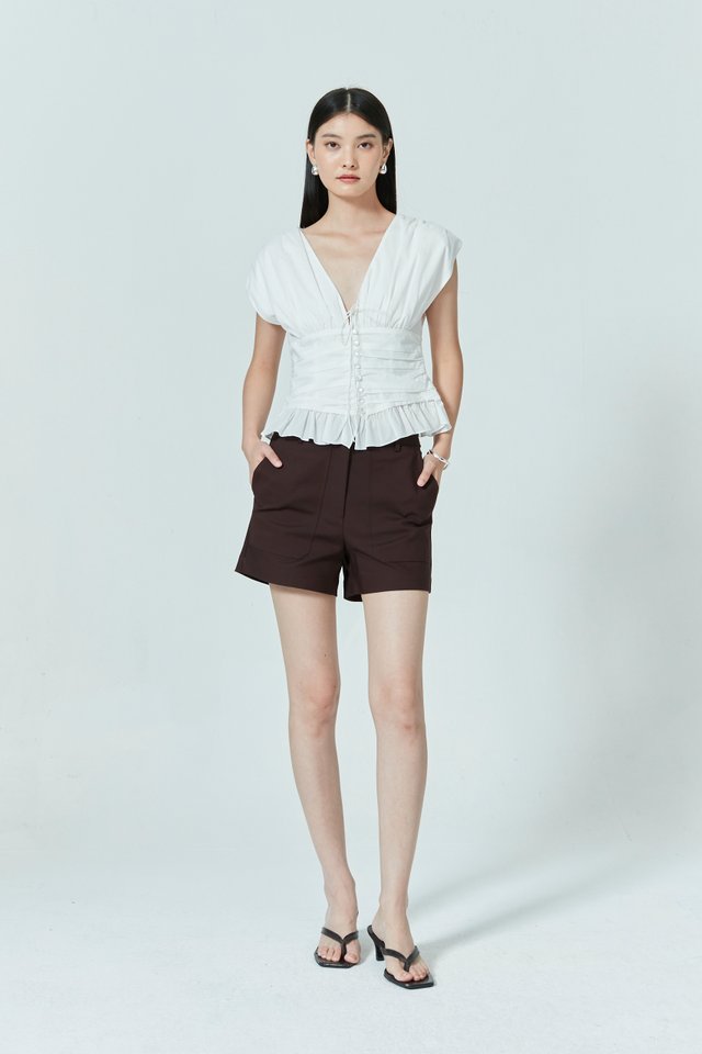 PATCH POCKETS SHORTS