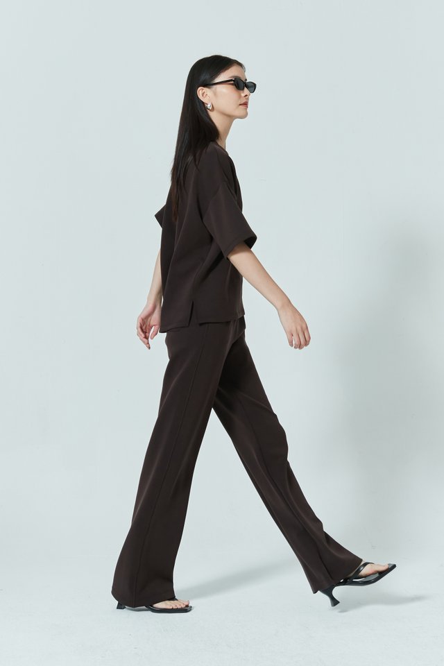 STRAIGHT JERSEY PANTS