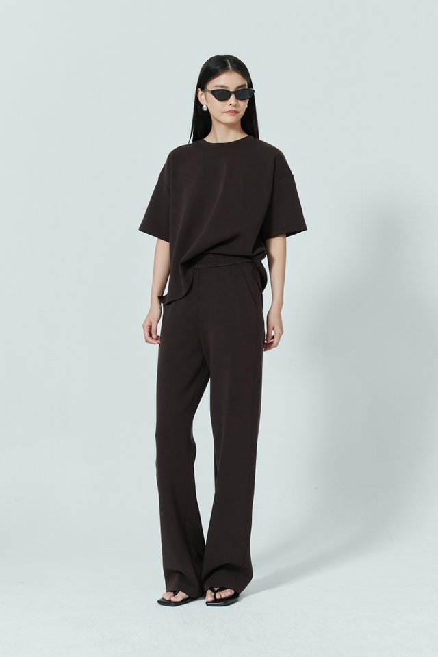 STRAIGHT JERSEY PANTS