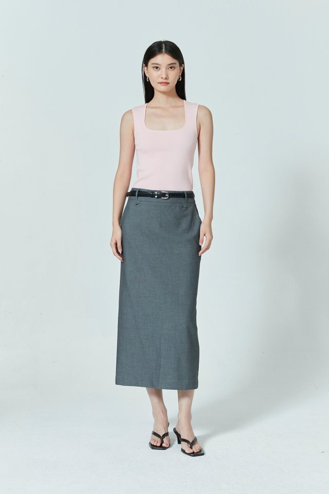 TAILORED STRAIGHT SKIRT