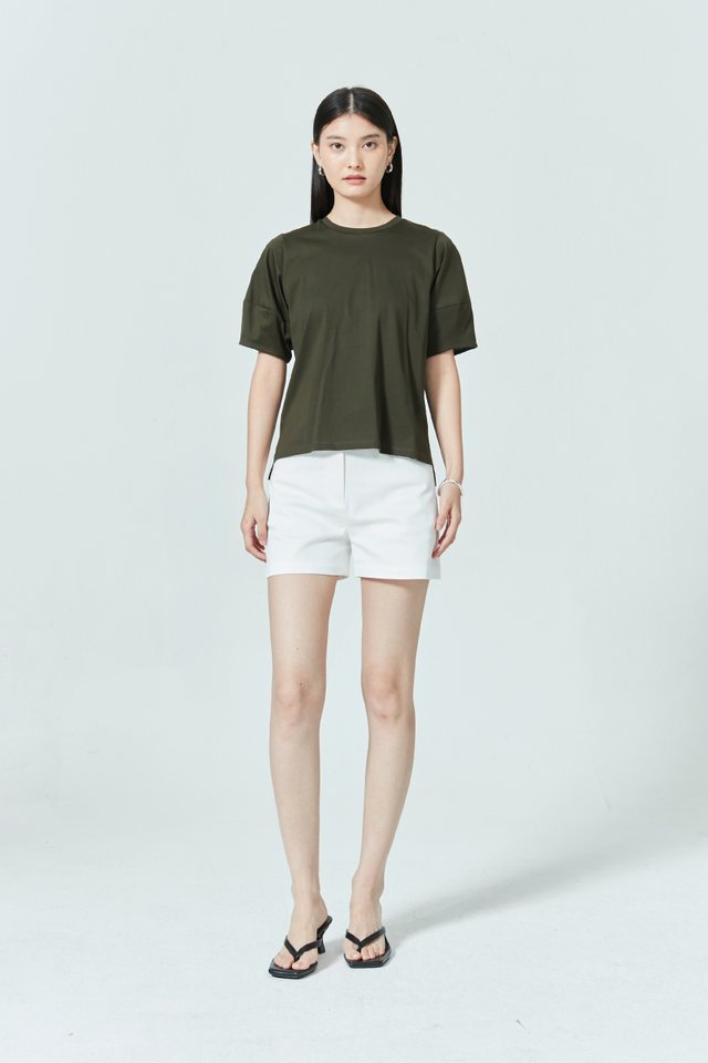 LANTERN SLEEVE T-SHIRT