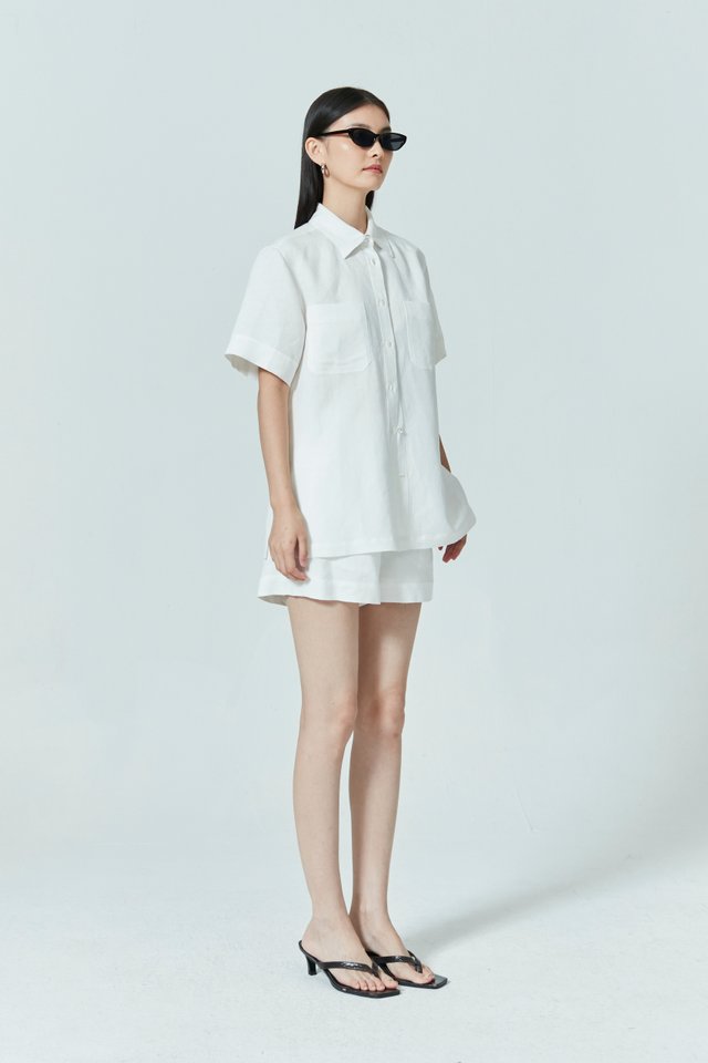 SHORT SLEEVE LINEN SHIRT