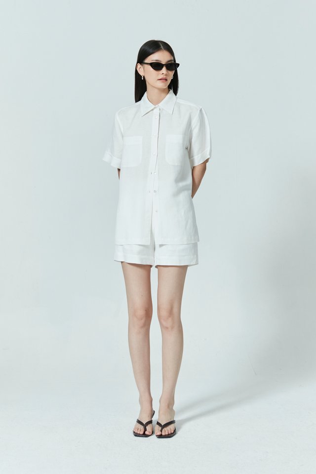 SHORT SLEEVE LINEN SHIRT
