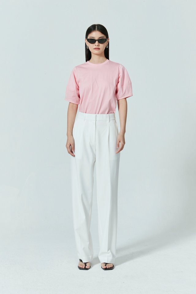 LANTERN SLEEVE T-SHIRT