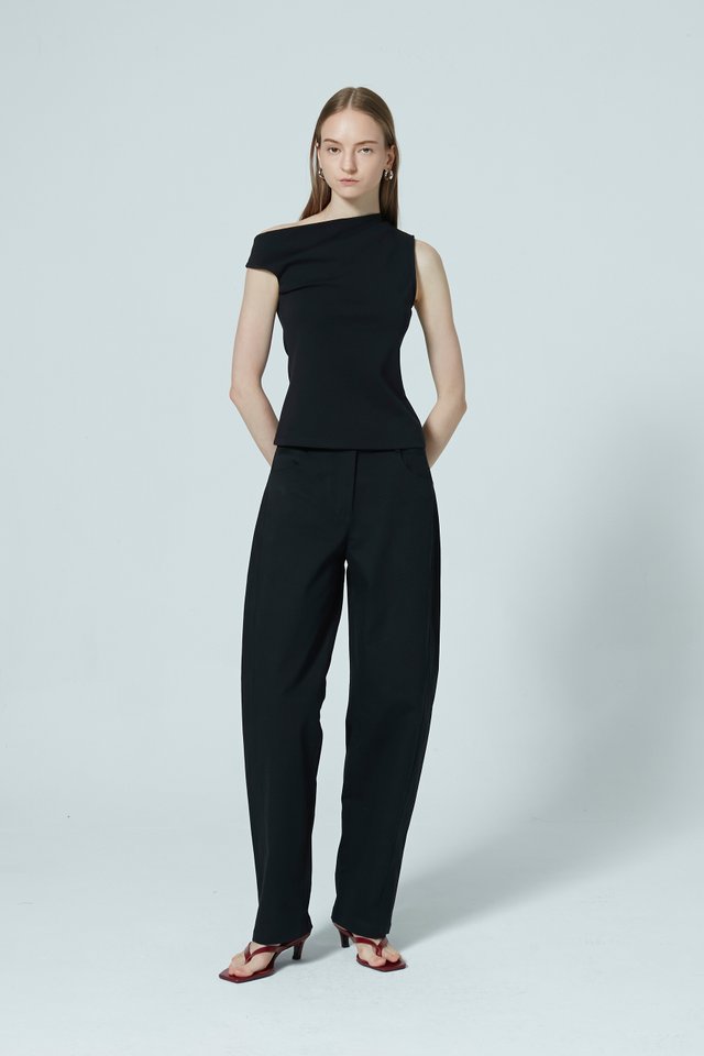 MID WAIST CURVE PANTS