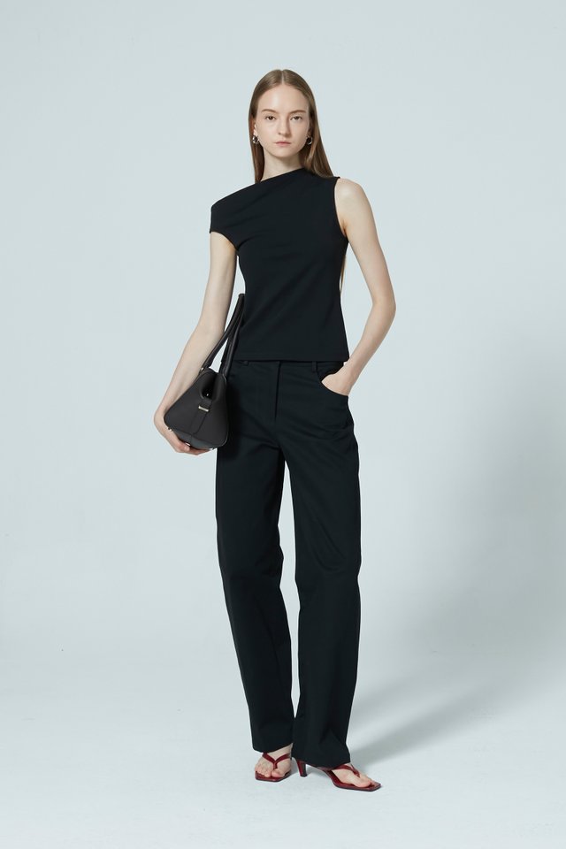 MID WAIST CURVE PANTS