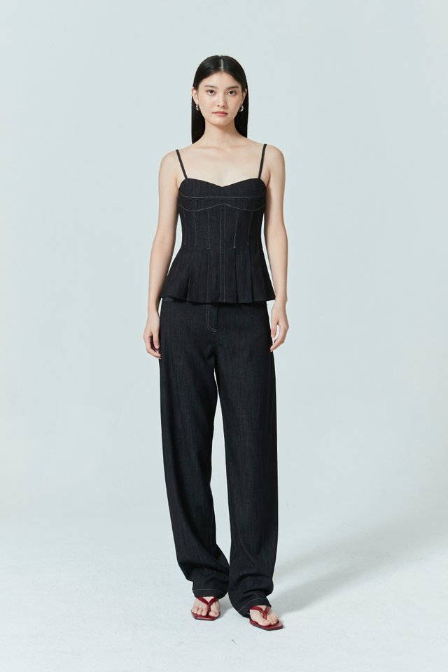 [PERFECT PAIRING] DENIM PANTS SET