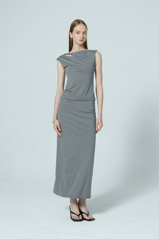 SCOOP BACK JERSEY TOP